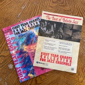 Bundle of Two Bb Tenor Saxophone Jazz Charts | Belwin Jazz | First Year Charts